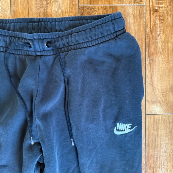 Nike Women’s Black Jogger Sweat Pants Drawstring Pockets Size Small - Picture 3 of 10